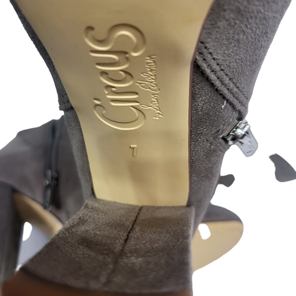 Circus by Sam Edelman Clairmont Tall Dress Boots Grey 7 - Picture 4 of 5